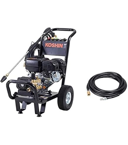 Amazon | 【セット品】工進(KOSHIN) エンジン式高圧洗浄機 JCE-1408U